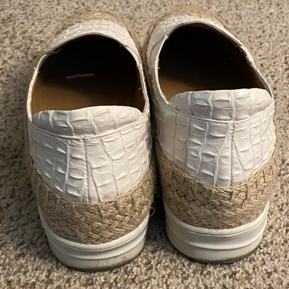 Women’s GLAZE White Alligator and Tan Shoes Size 10 🤍🤎 - Picture 3 of 7